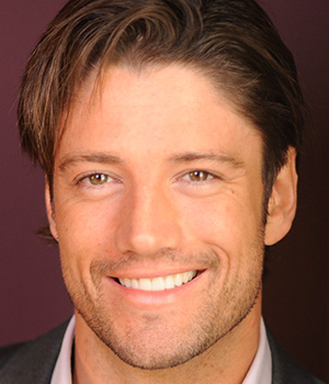 handsome man smiling