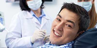 man smiling at camera